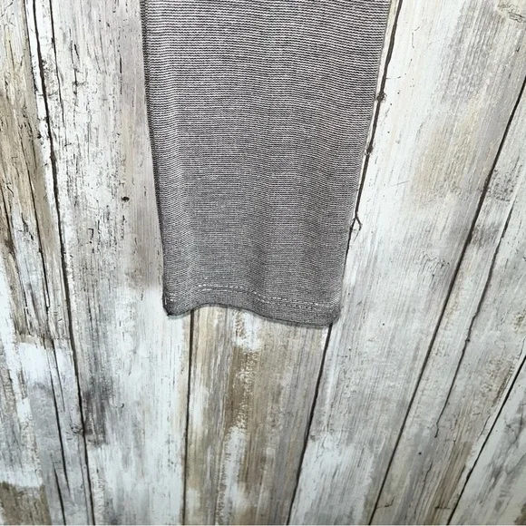 Umgee Gray Striped Leggings - Picture 3 of 4